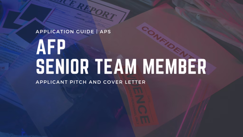 How To Apply for AFP Senior Team Leader APS5