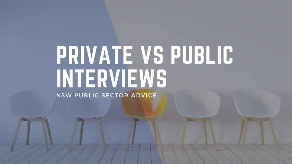 Public Sector Job Interview