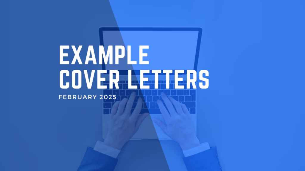 Government Cover Letter Examples