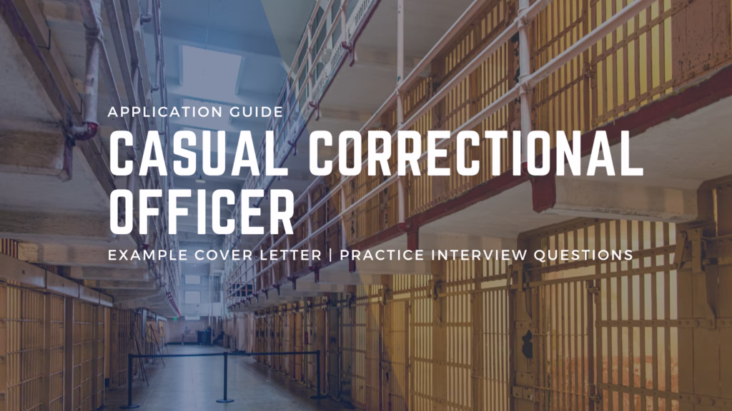How to apply for NSW Casual Correctional Officer jobs with Corrective Services
