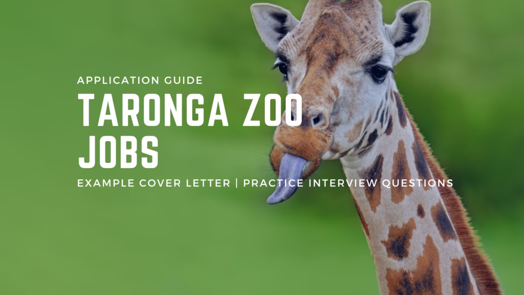 How to apply for a taronga zoo job