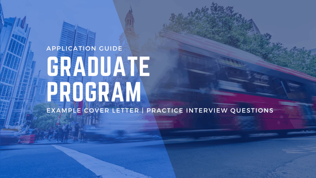 How To Apply For NSW Government Graduate Program in Transport with example cover letter
