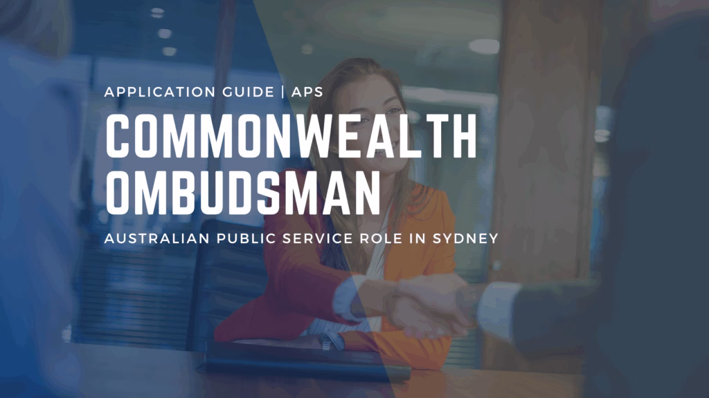 Commonwealth Ombudsman APS4 Application Information with statement of claims