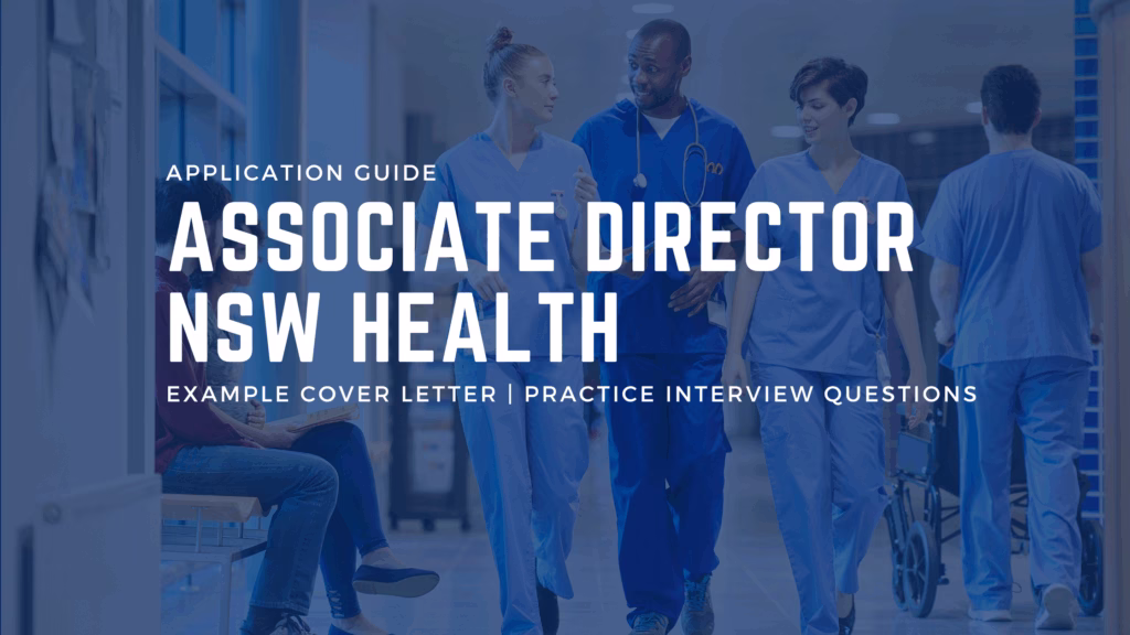 How To Apply for NSW Health Associate Director with cover letter example