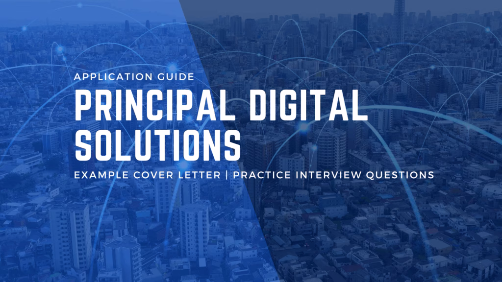Apply For Principal Digital Solutions job in government ict