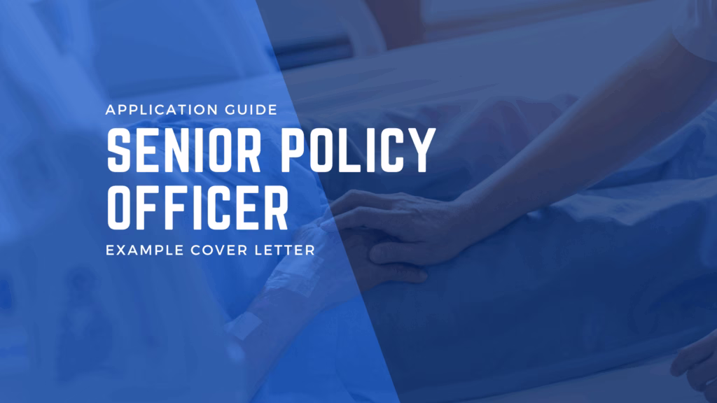 NSW Health Senior Policy Officer Example Application Help Guide