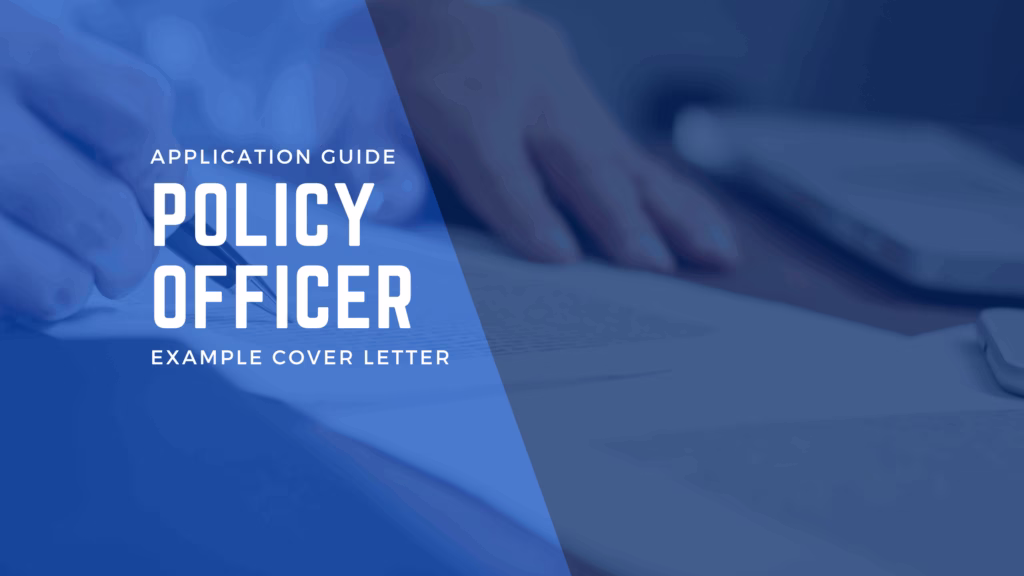 Example NSW Policy Officer Application