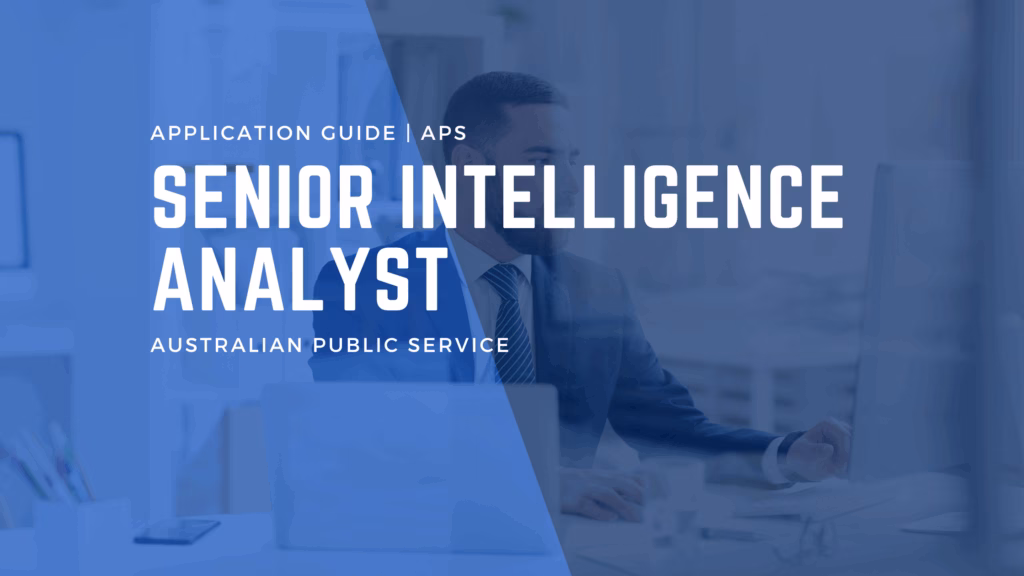 Senior Intelligence Analyst APS EL1 Example Pitch