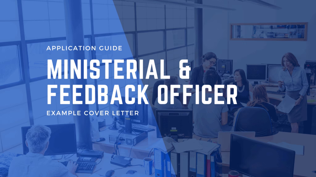Ministerial Feedback Officer at DCJ example application