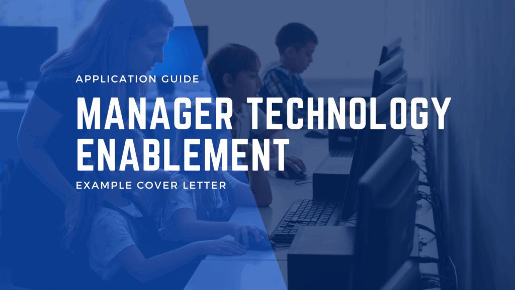Example application for Manager Technology Enablement at DOE