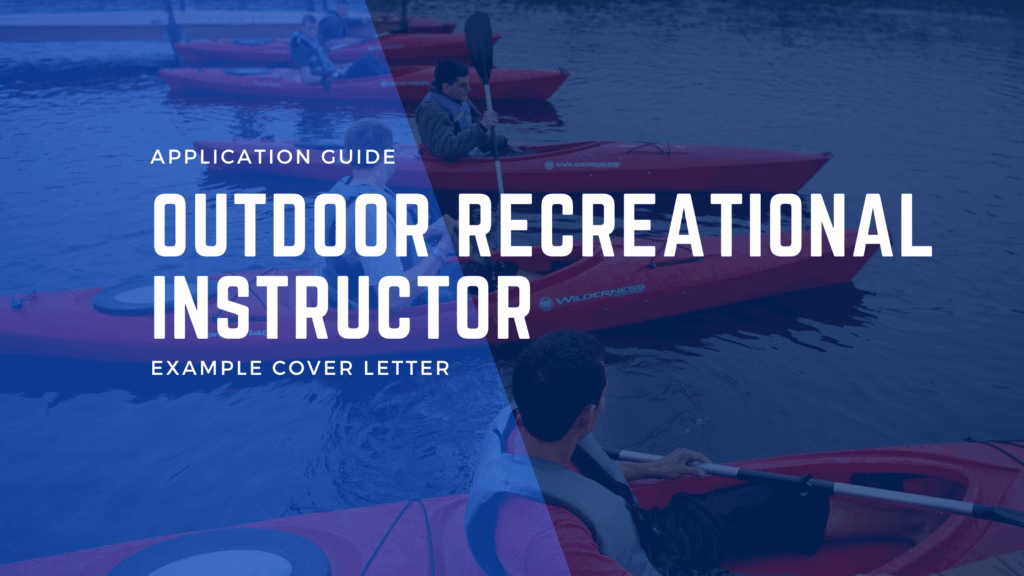Example Application for Outdoor Recreational Instructor