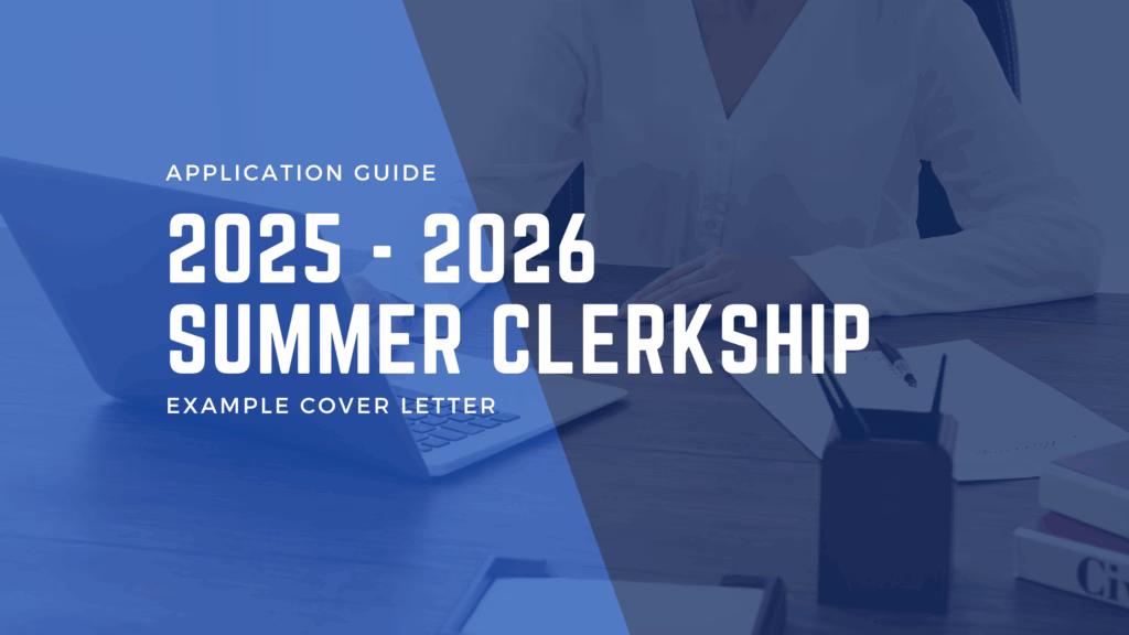 Law 2025 - 2026 Summer Clerkship at DCJ
