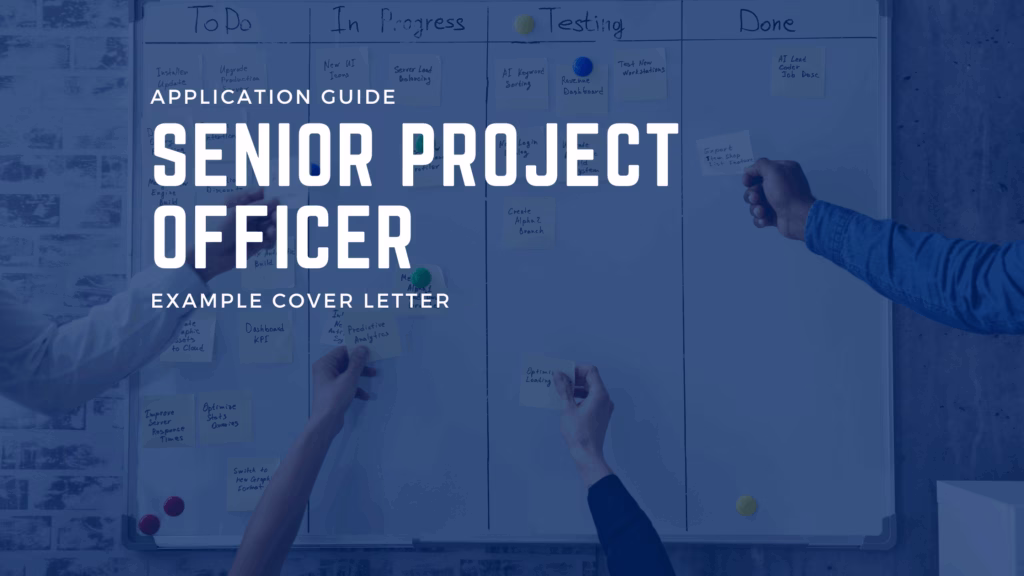 Senior Project Officer Job Application Example