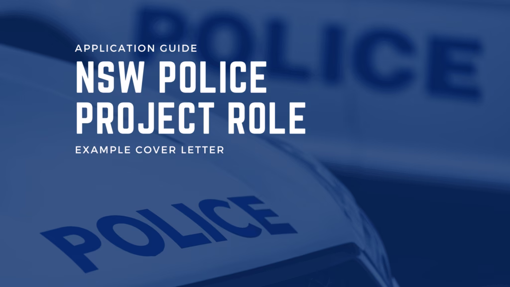 How To Apply for Project Roles with the NSW Police Force