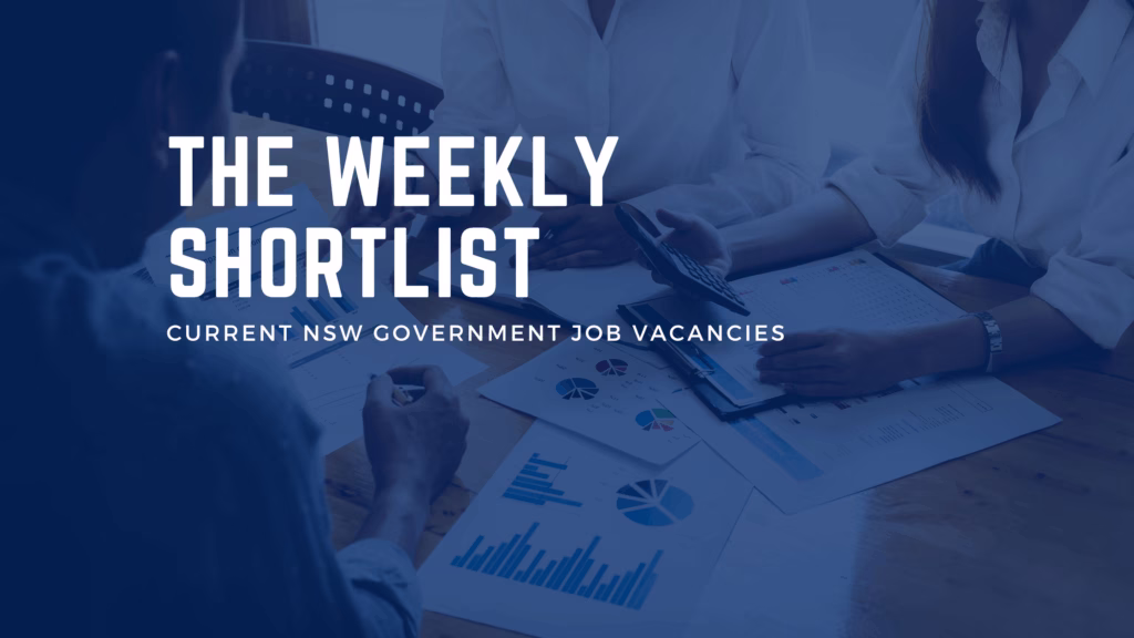 NSW Government Finance Jobs