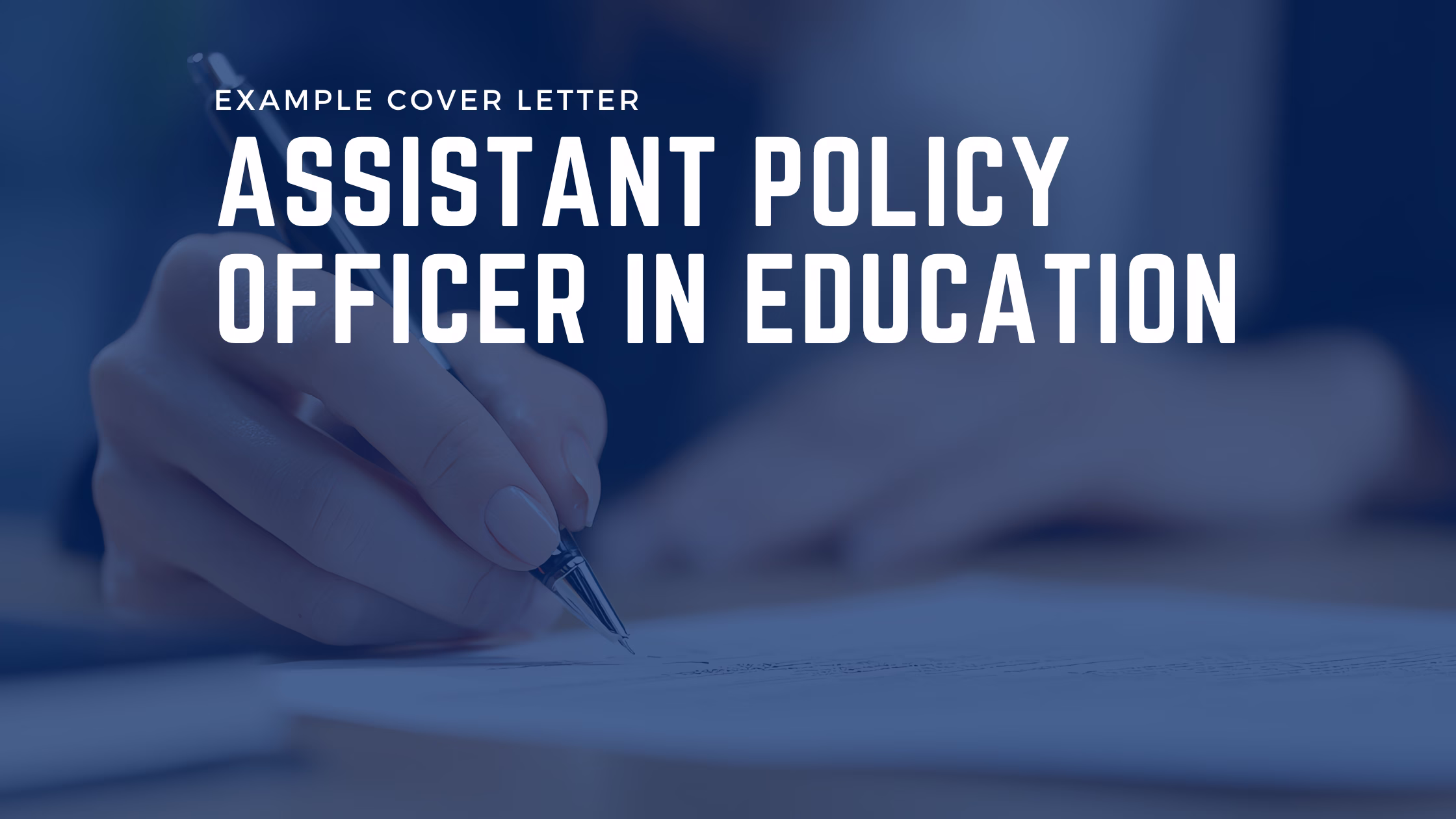 Example Application: Assistant Policy Officer at the NSW Department of Education