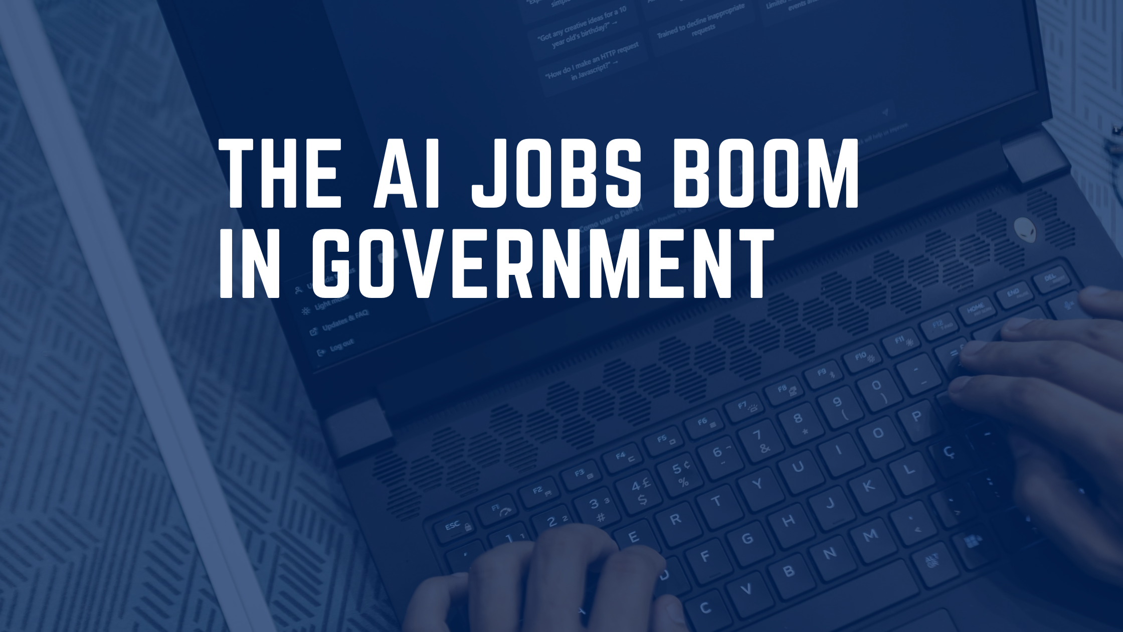 An AI Jobs Boom is coming to government