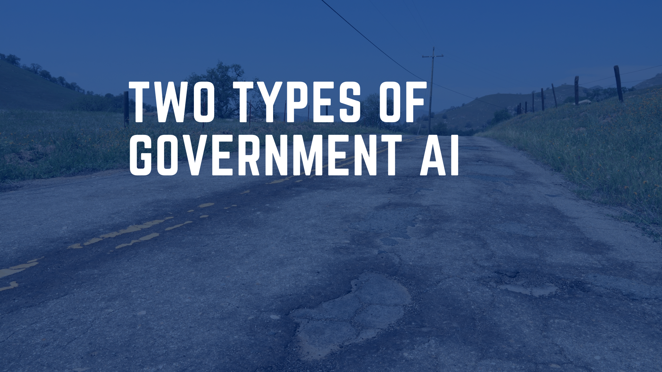 The Two Types Of Government AI: Useless Chatbots And Actual Results