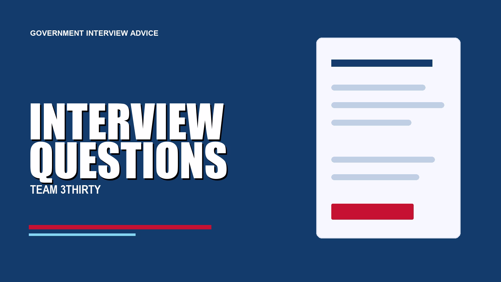 Can You Bring Notes to a Government Job Interview?