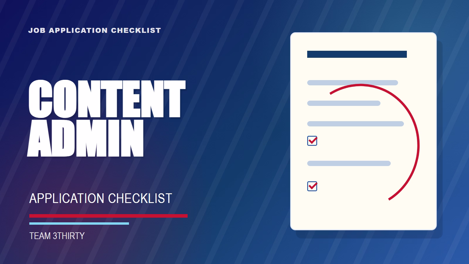 How to apply for Content Administrator