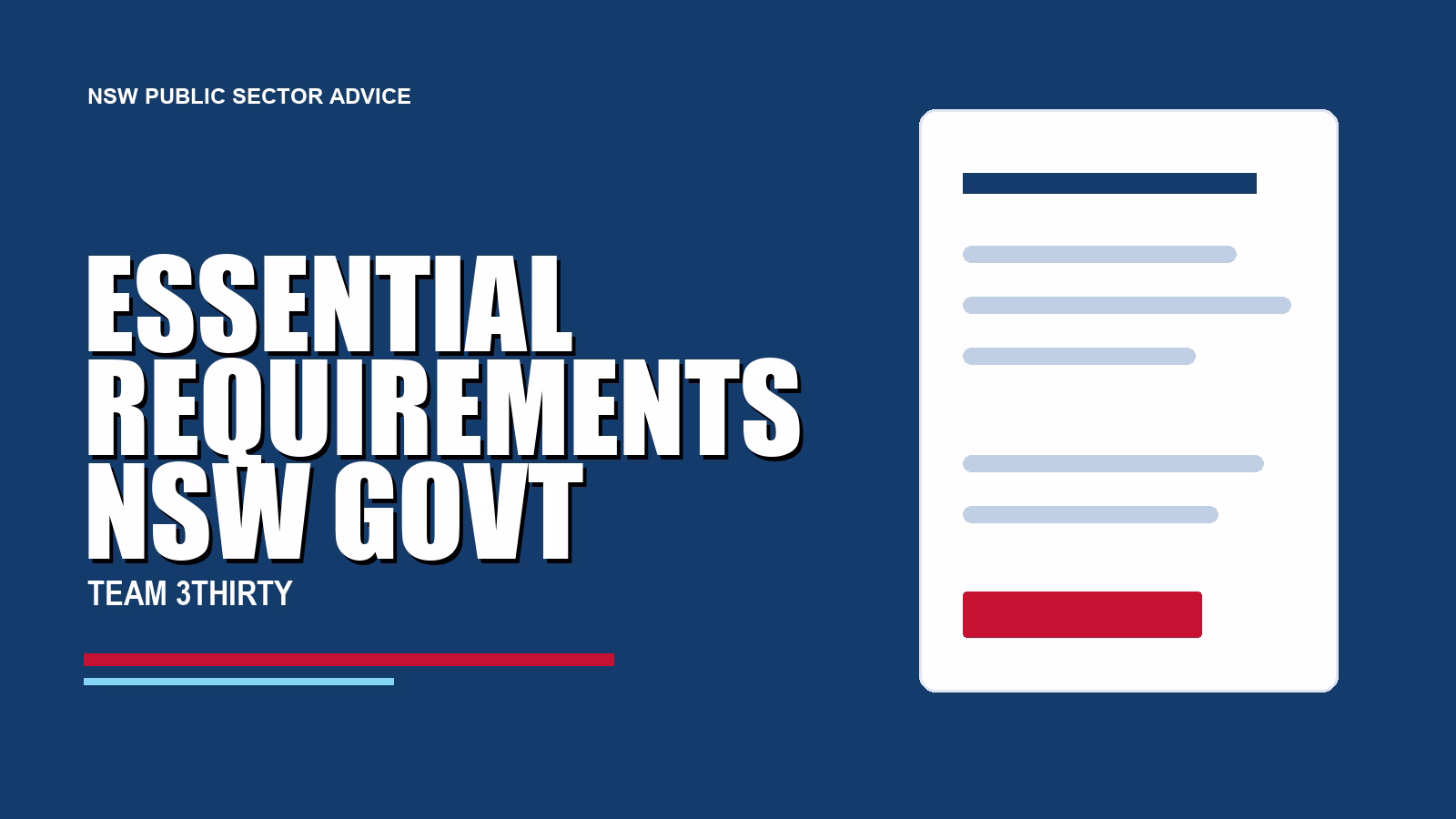 Essential Requirements in NSW Government Jobs: What You Must Have Before You Apply