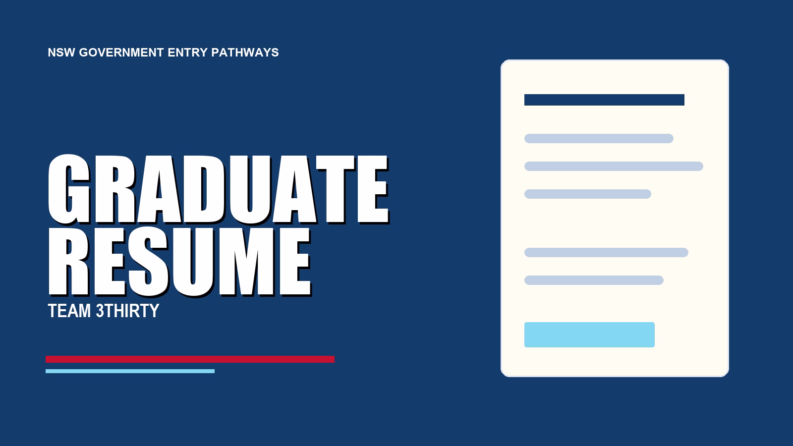 Government Graduate Resume: What To Include When You Do Not Have Much Experience