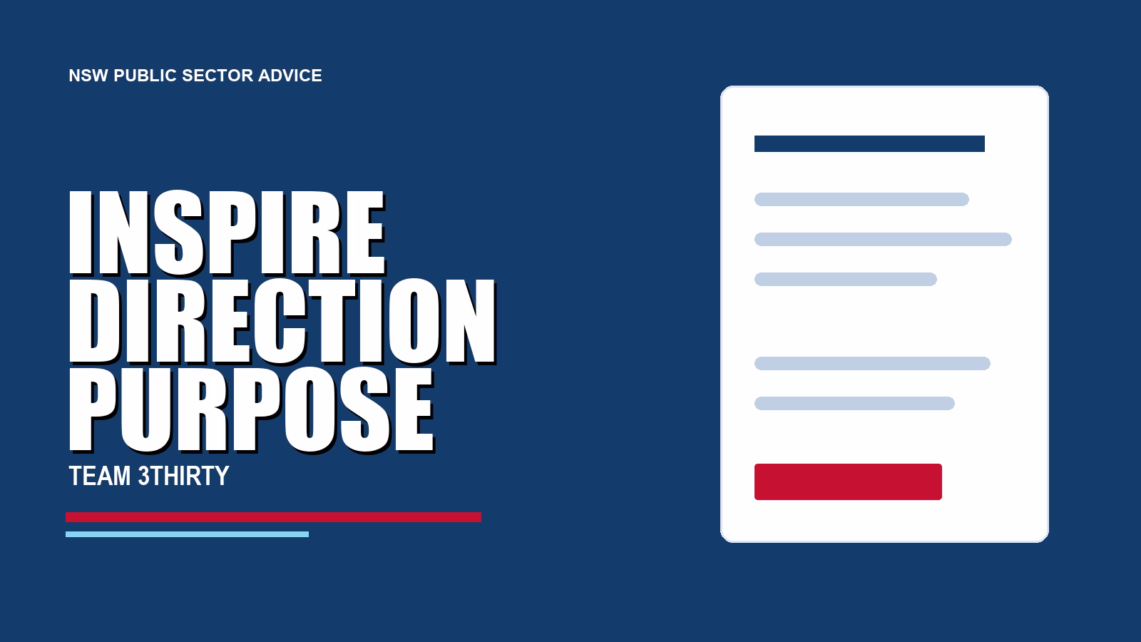 Inspire Direction and Purpose: NSW Government Capability Guide