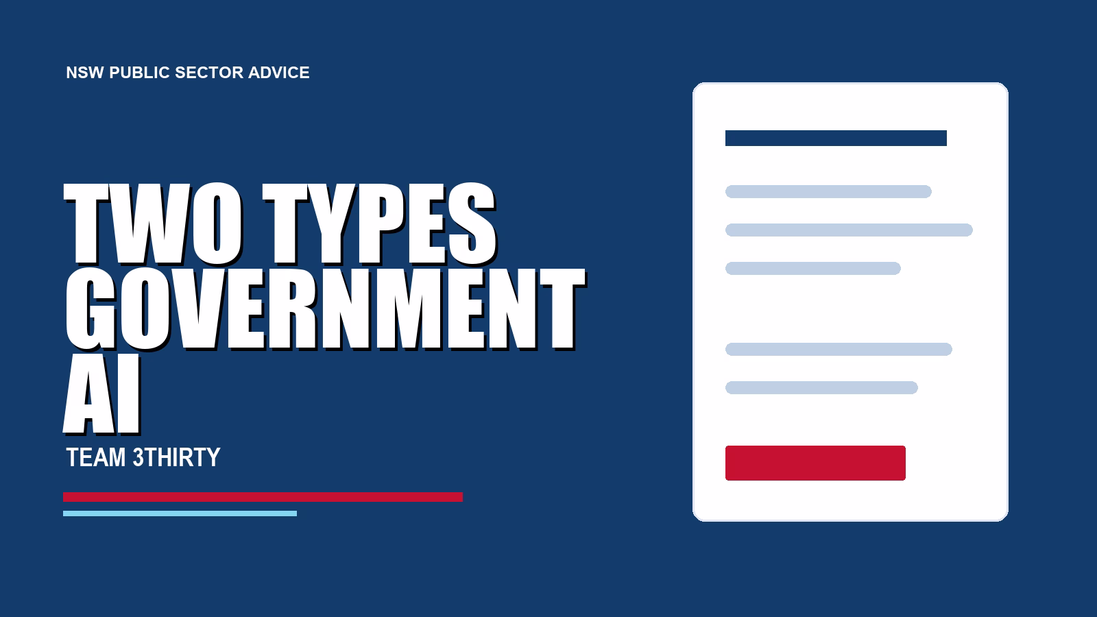 The Two Types Of Government AI: Useless Chatbots And Actual Results