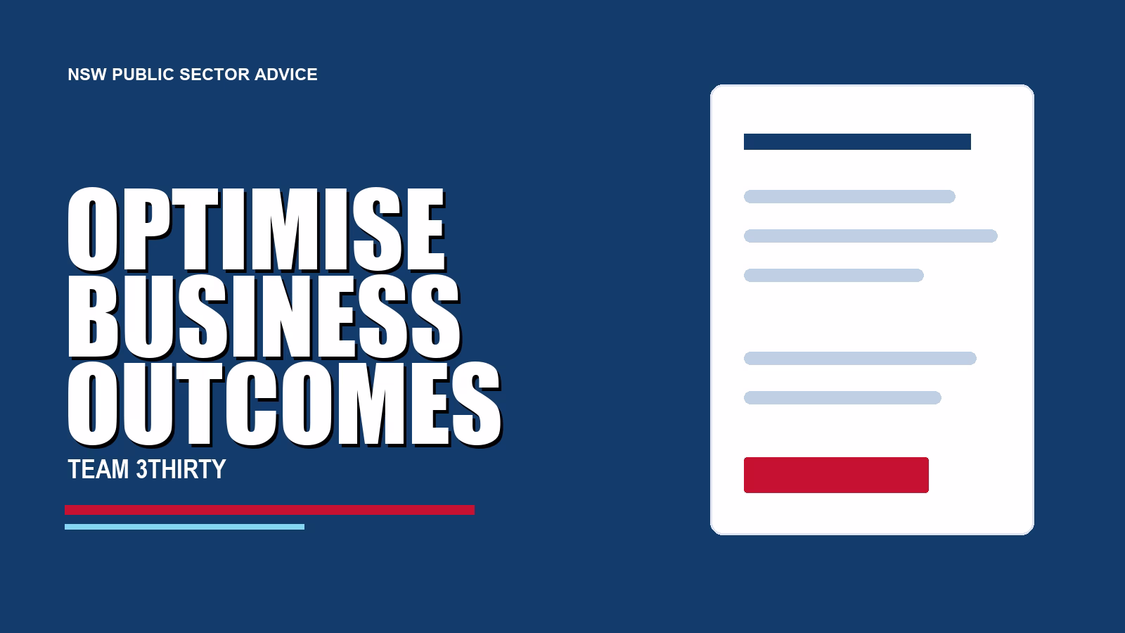 Optimise Business Outcomes: NSW Government Capability Guide