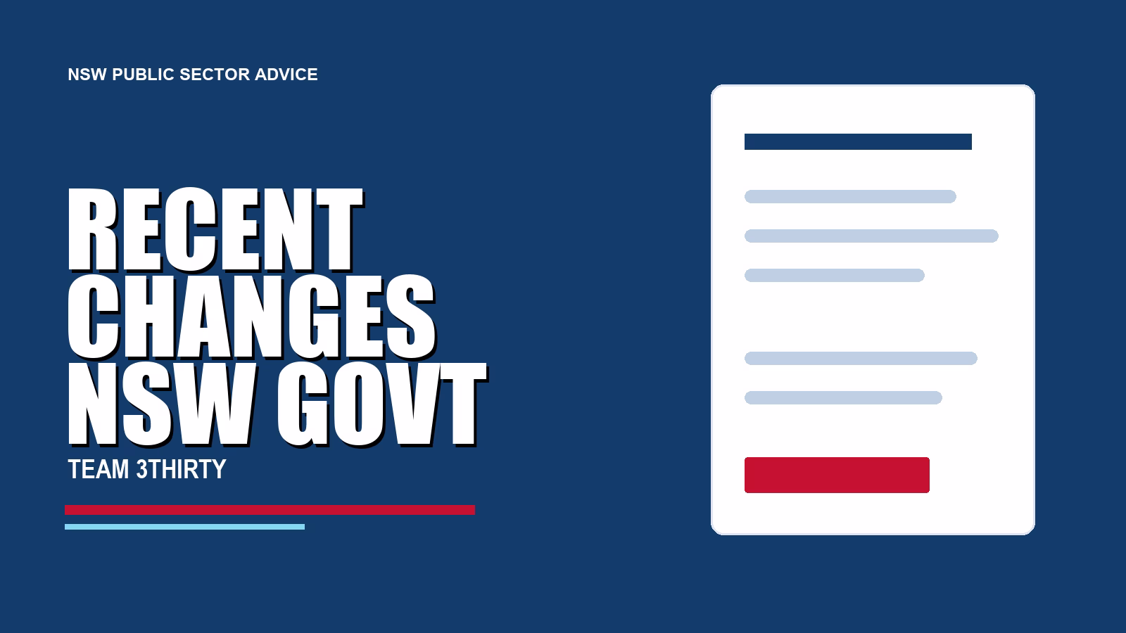 Recent Changes to the NSW Government Capability Framework in 2026