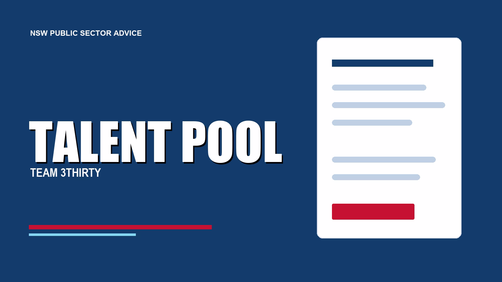 Talent Pool Bulk Recruitment NSW Government Jobs — May 2026