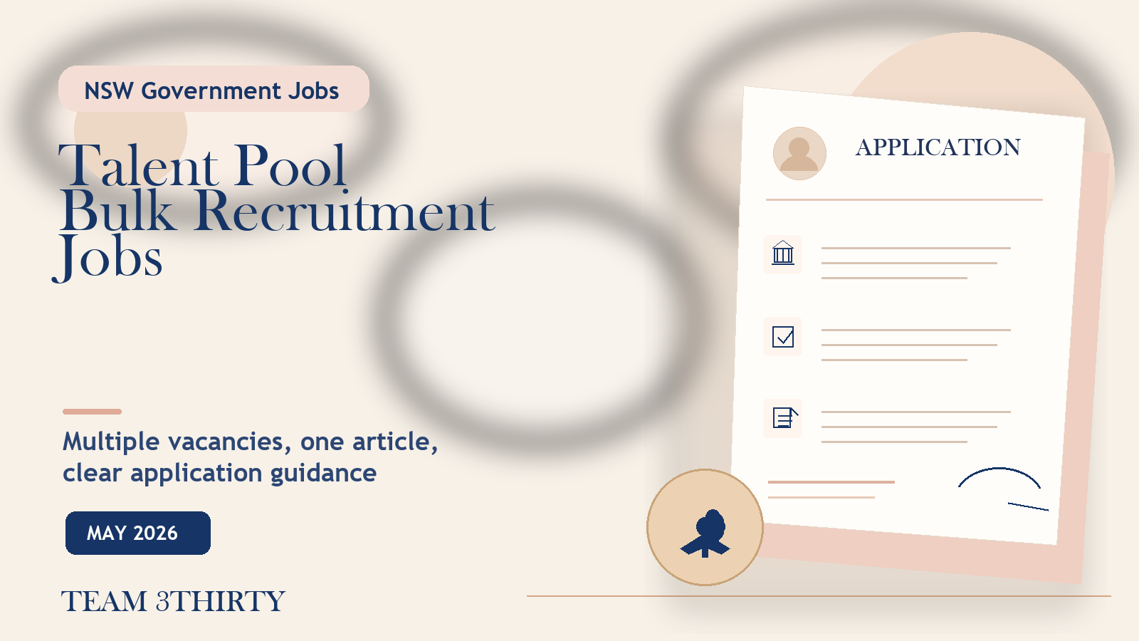 Talent Pool Bulk Recruitment NSW Government Jobs — May 2026