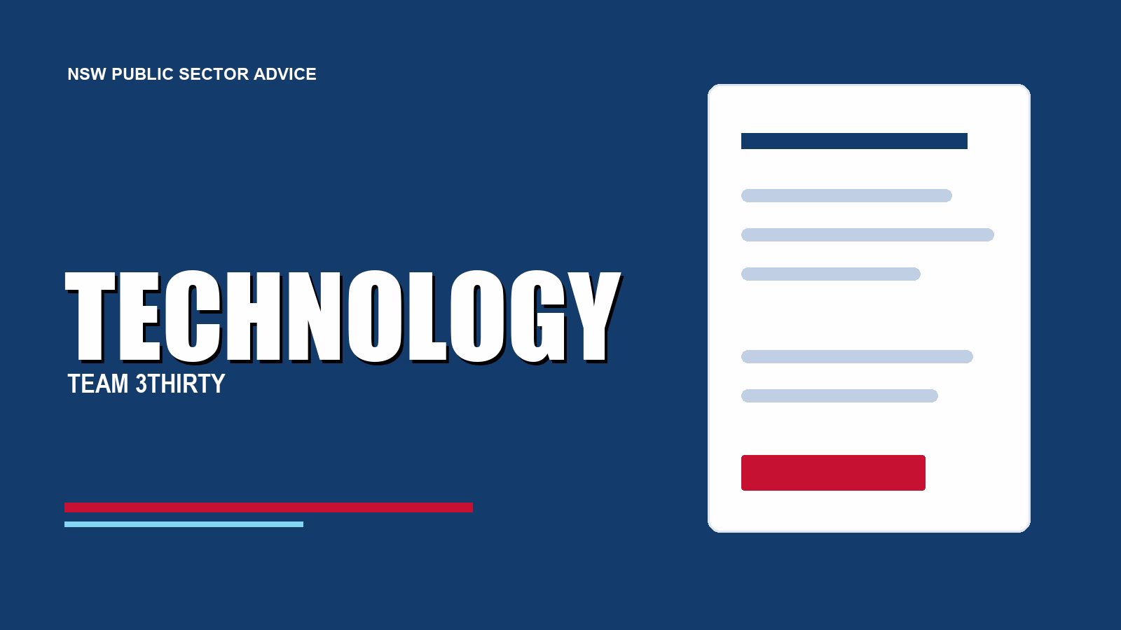 Technology: NSW Government Capability Guide