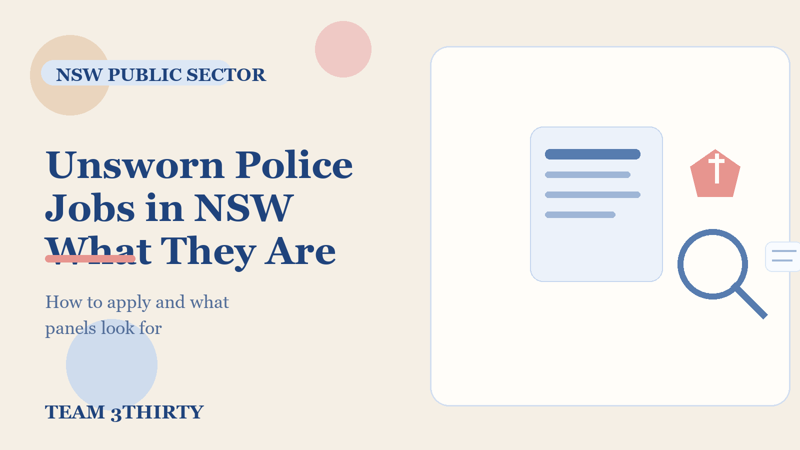 Unsworn Police Jobs in NSW: What They Are and How to Apply in 2026