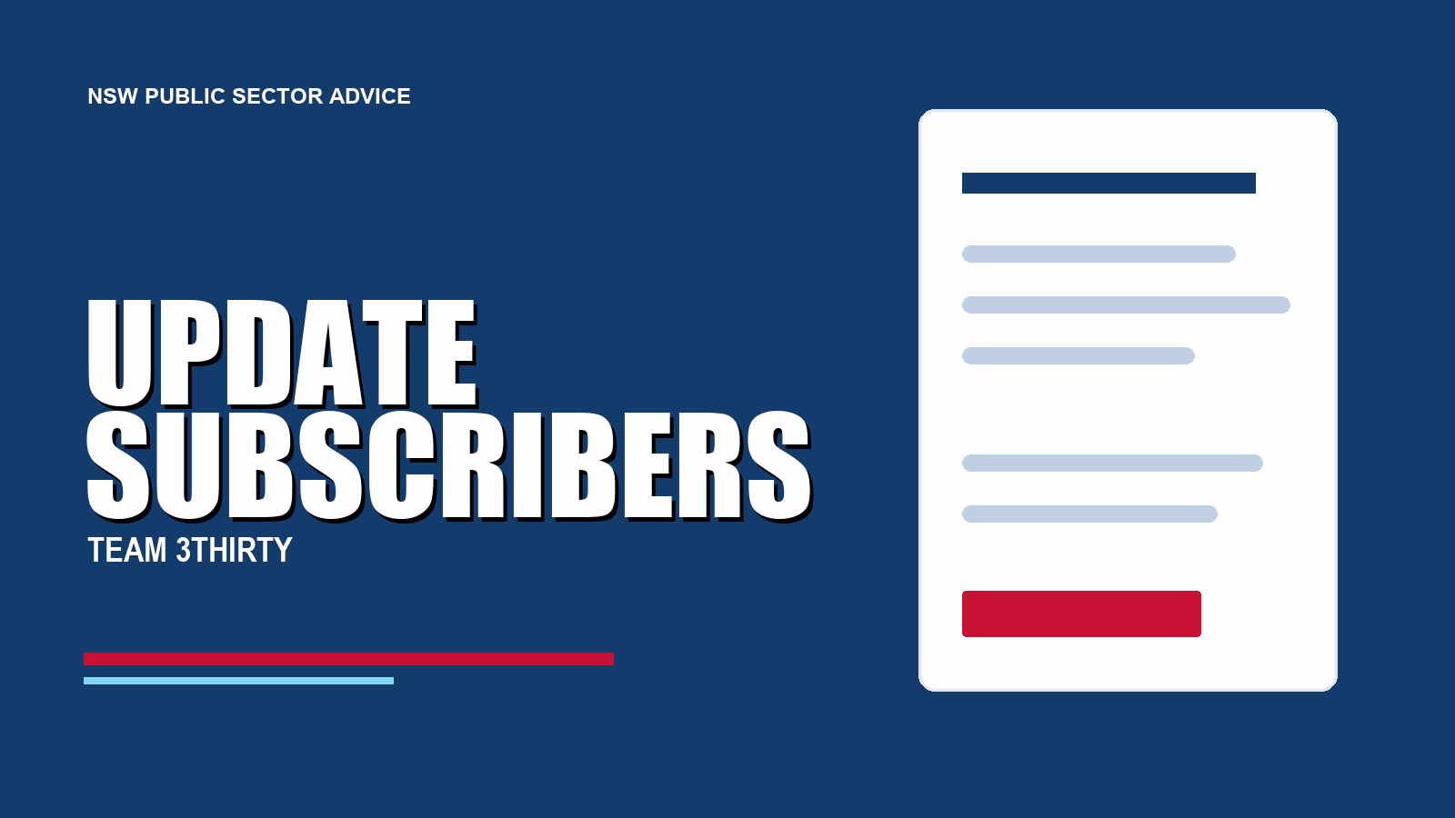 Update For Subscribers: March 2026