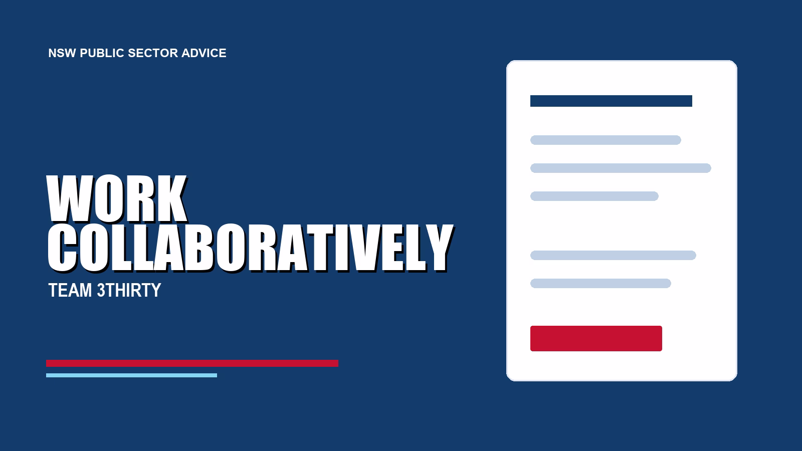 Work Collaboratively: NSW Government Capability Guide