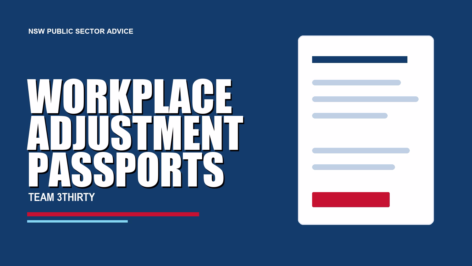 Workplace Adjustment Passports: What Happens After You Win the Role?