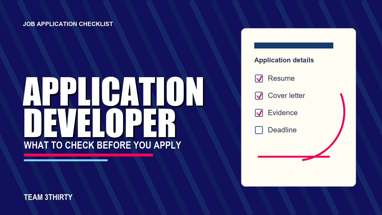 How to apply for Application Developer