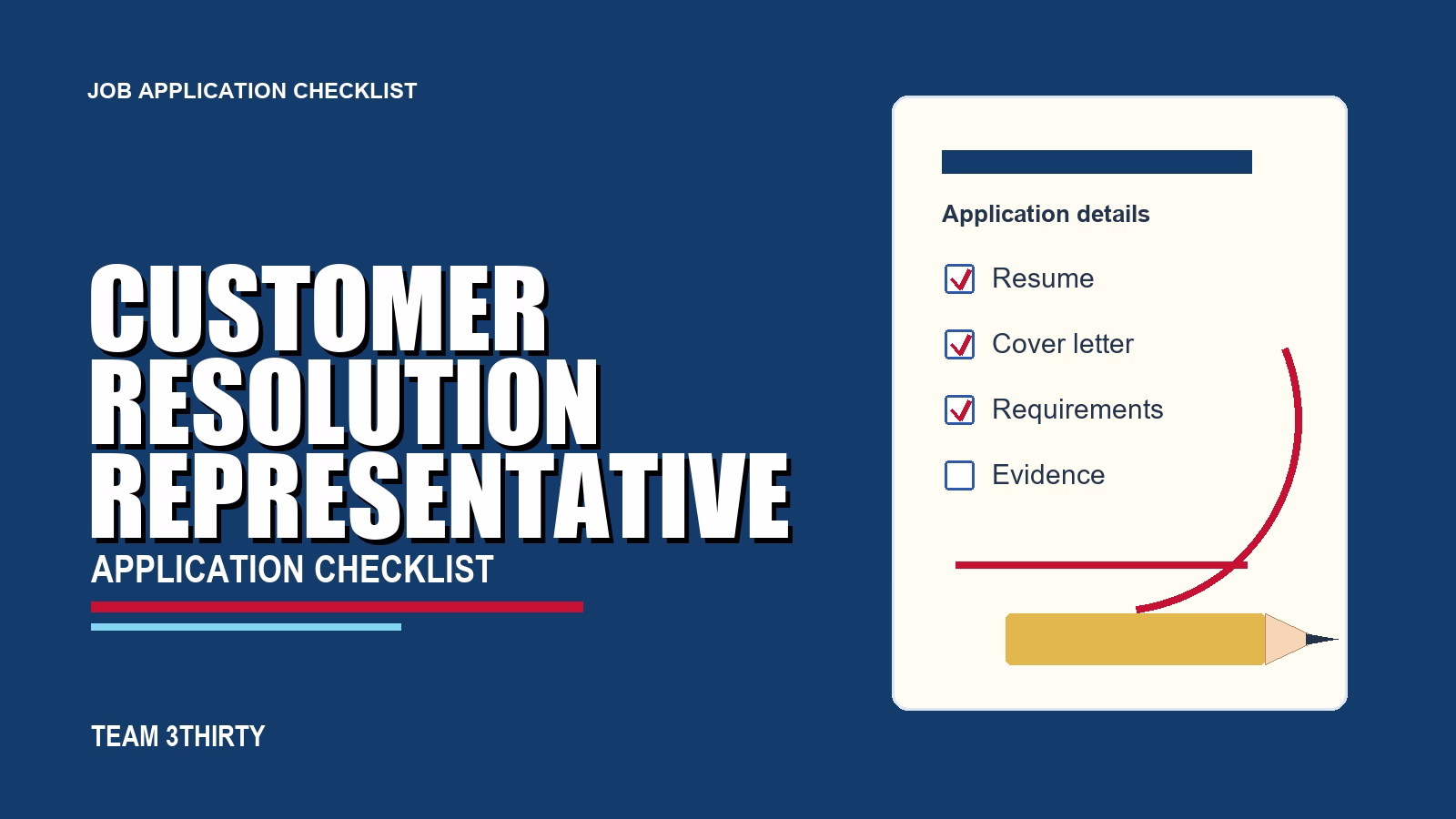 How to apply for Customer Resolution Representative