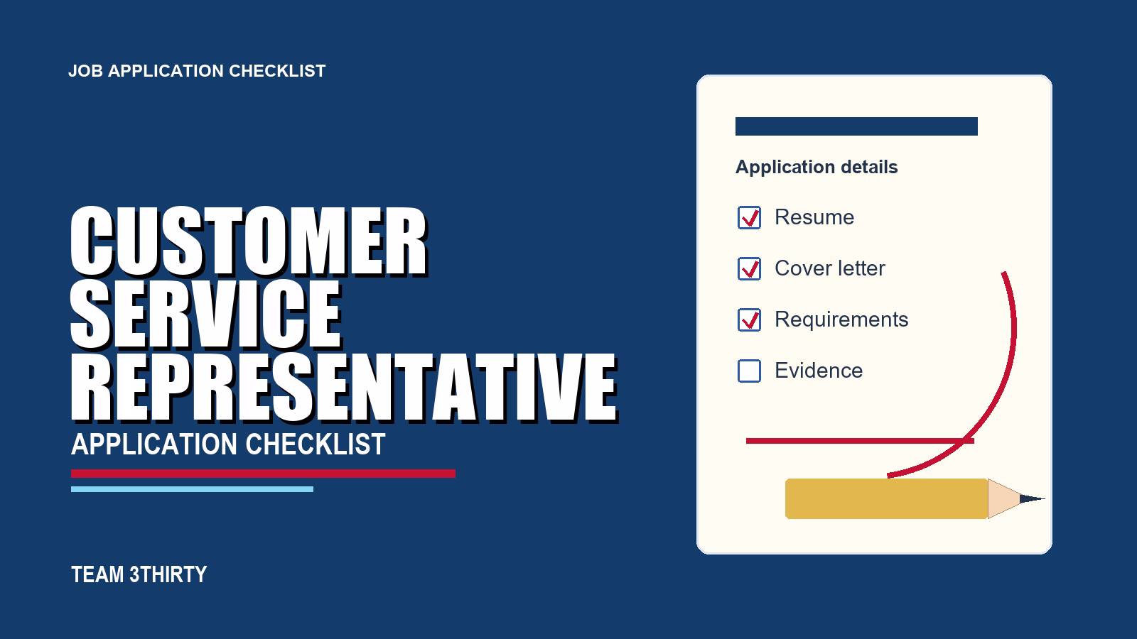 How to apply for Customer Service Representative