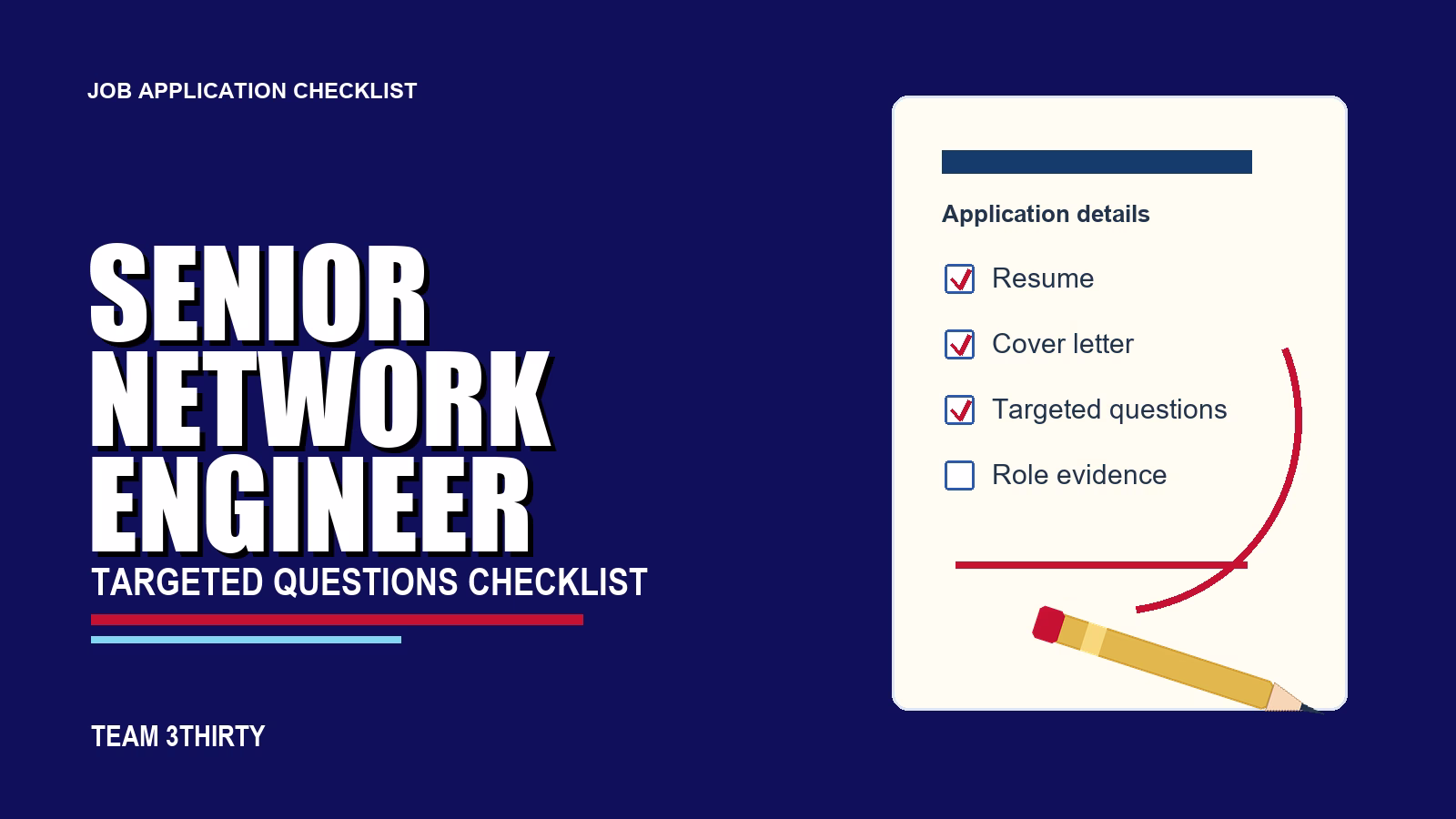 How to apply for Senior Network Engineer