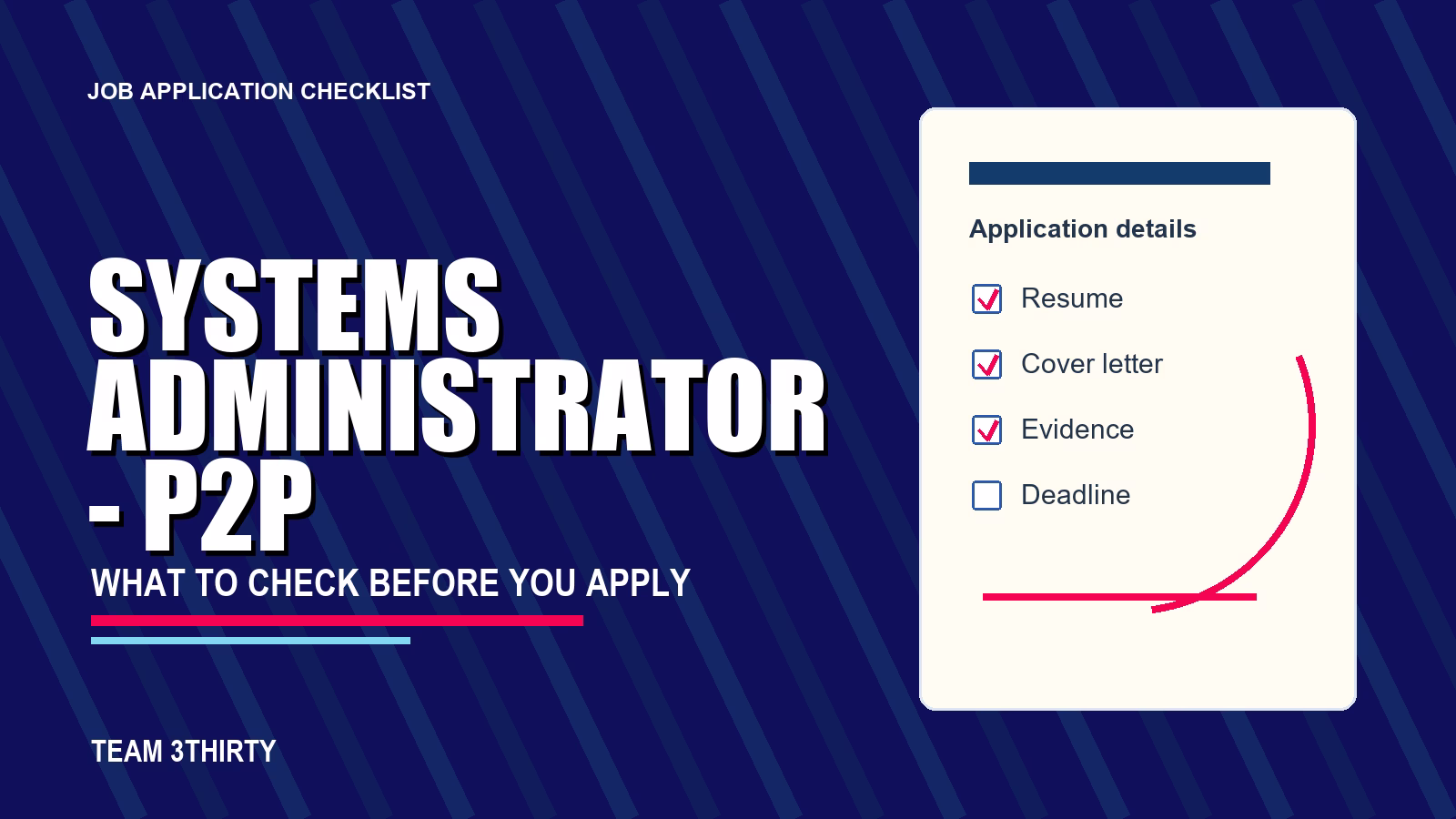 How to apply for Systems Administrator – P2P