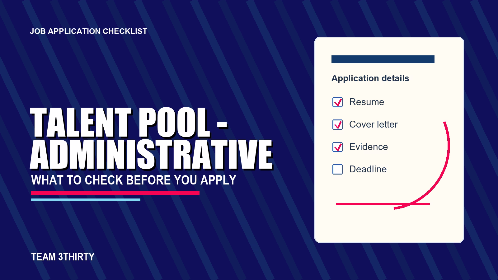 How to apply for Talent Pool – Administrative Coordinator – Weapons & Ordnance Disposal Unit / Firearms Buyback