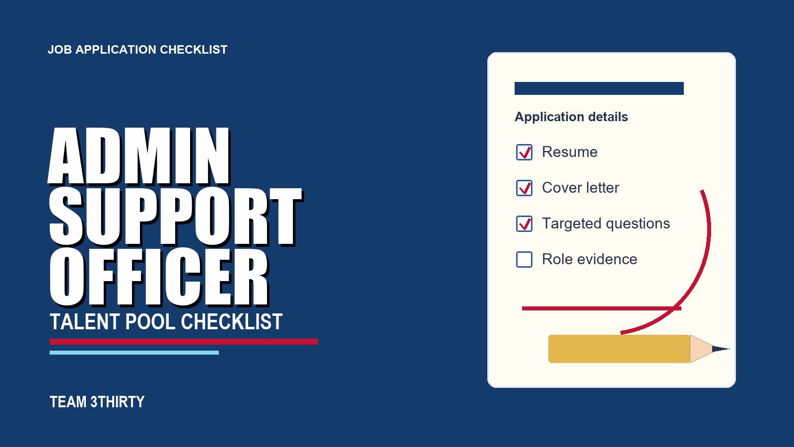 How to apply for Talent Pool – General Administrative Support Officer