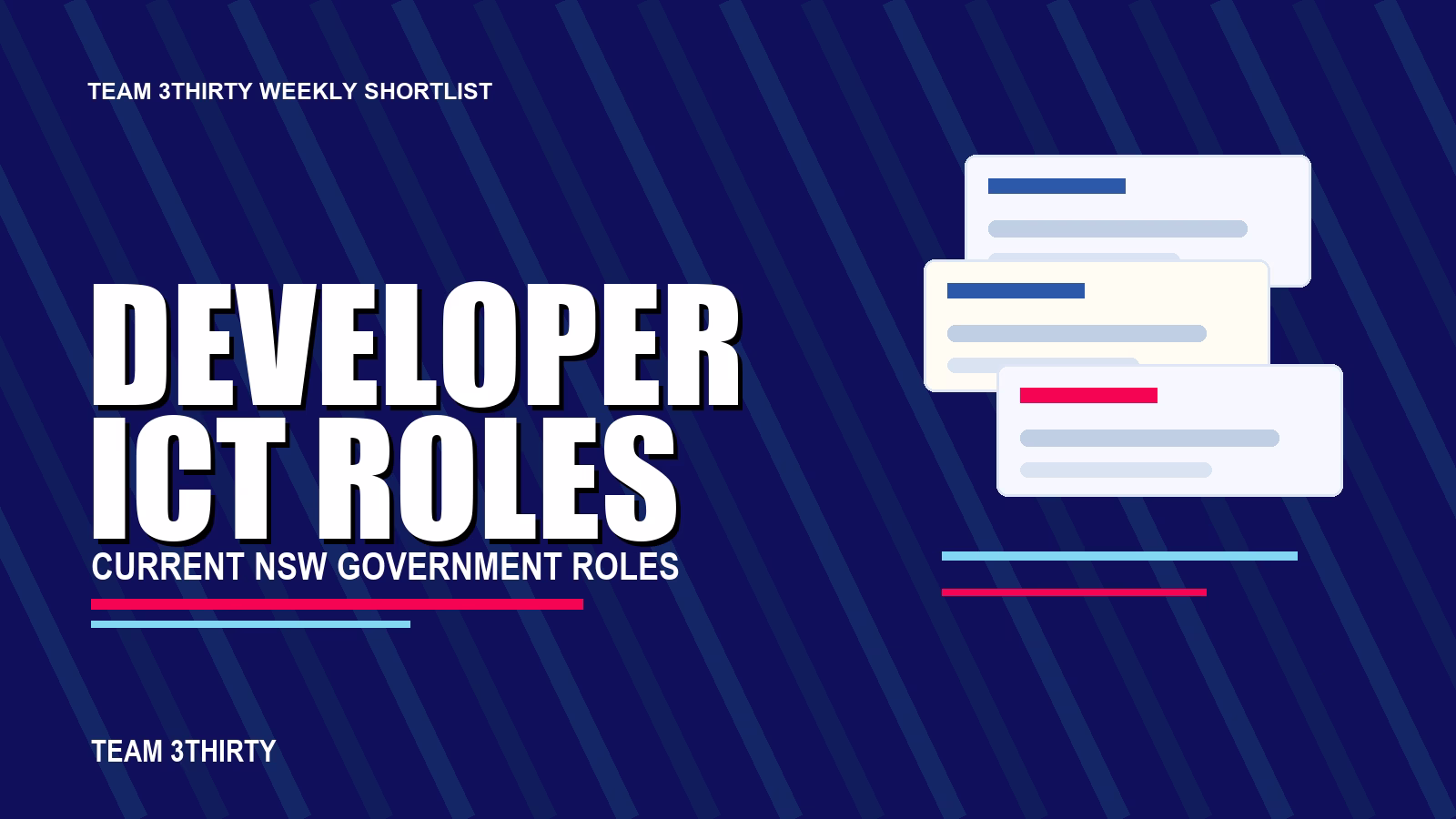 NSW Government Developer and ICT Technical Roles To Consider This Week