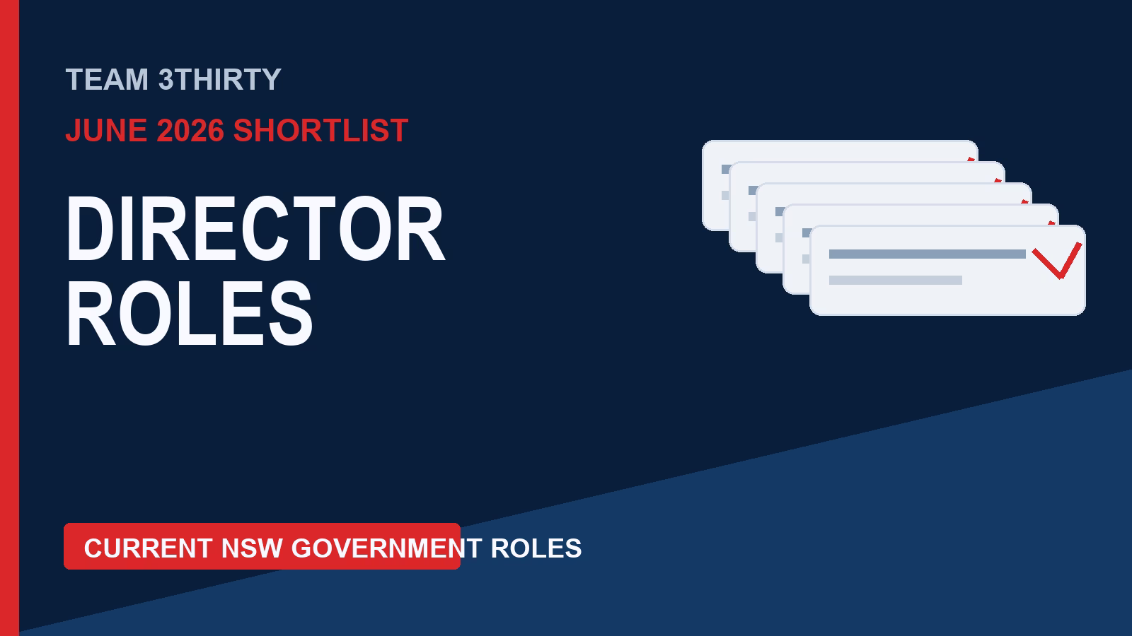 NSW Government Director Roles Closing Soon