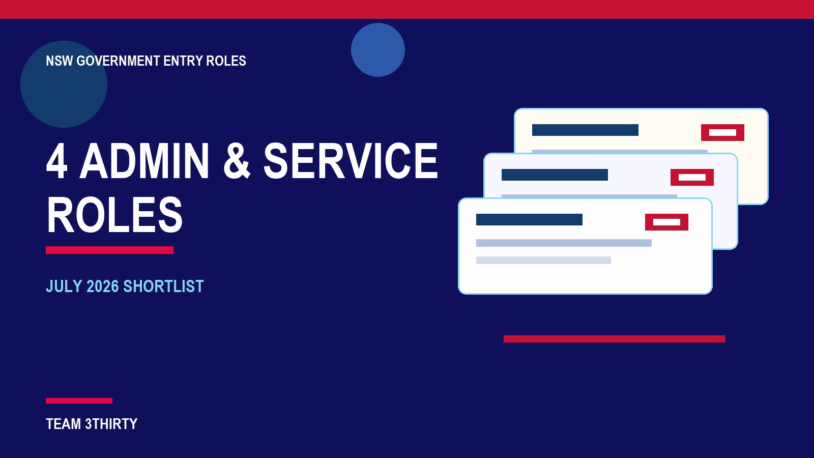 Entry-level NSW Government admin and customer service roles updated weekly