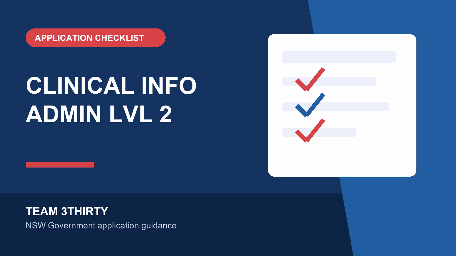 How to apply for Clinical Information Officer (Administration Officer Lvl 2)