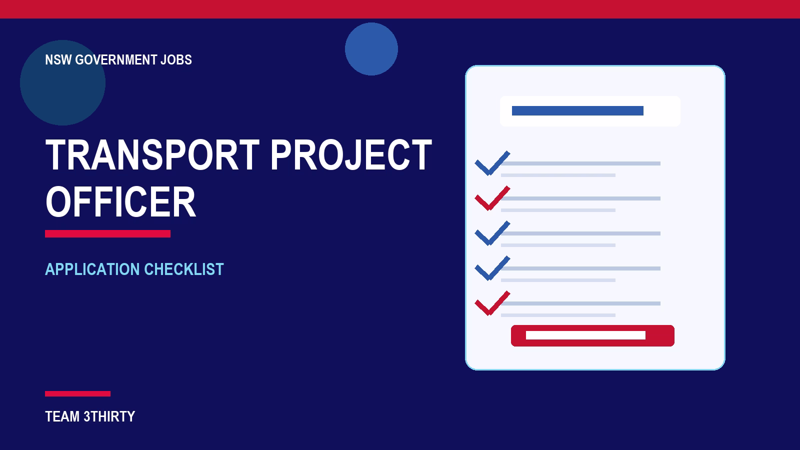 How to apply for Project Officer