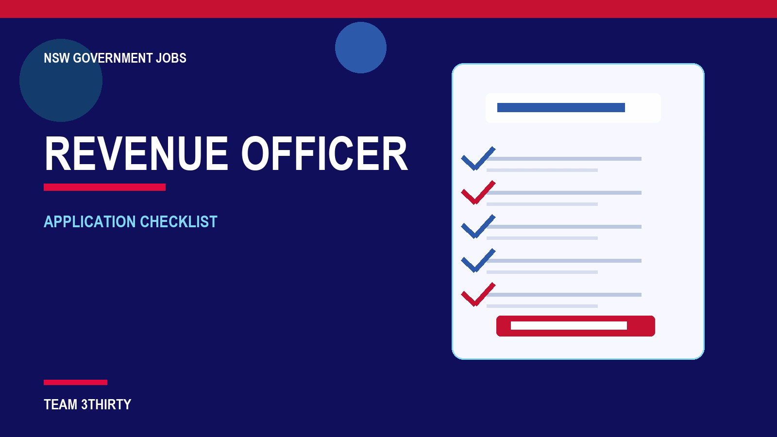 How to apply for Revenue Officer